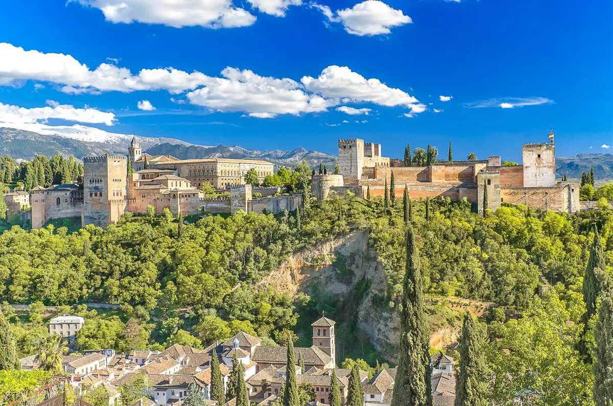 Granada Alhambra Spanien Puzzlespiel online