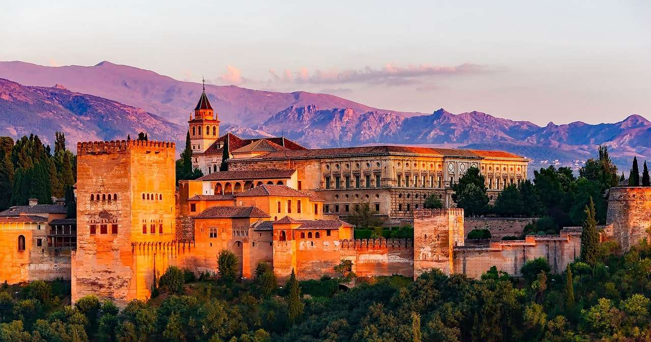 Granada Alhambra Spanje online puzzel