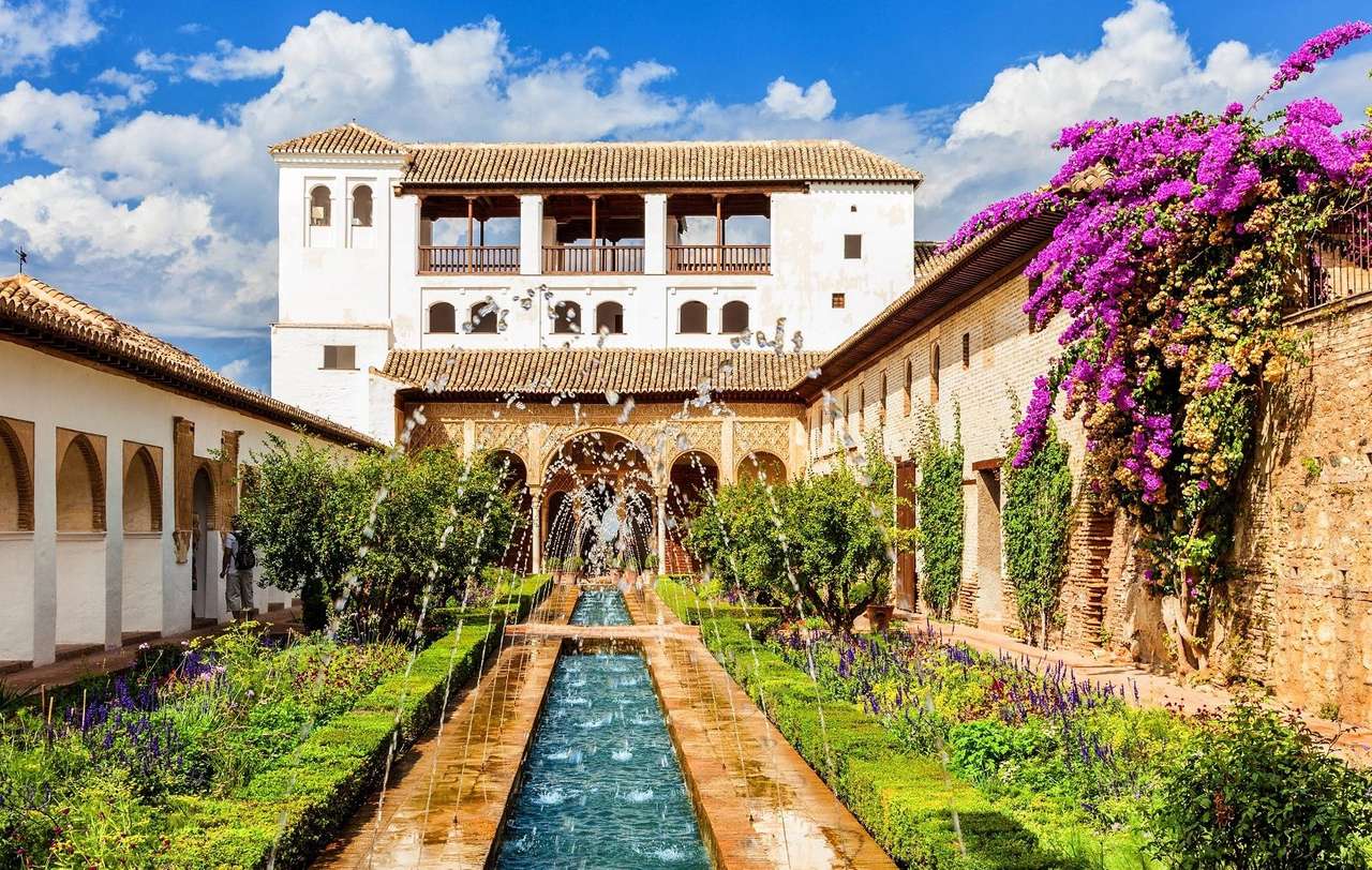 Granada város Spanyolországban kirakós online
