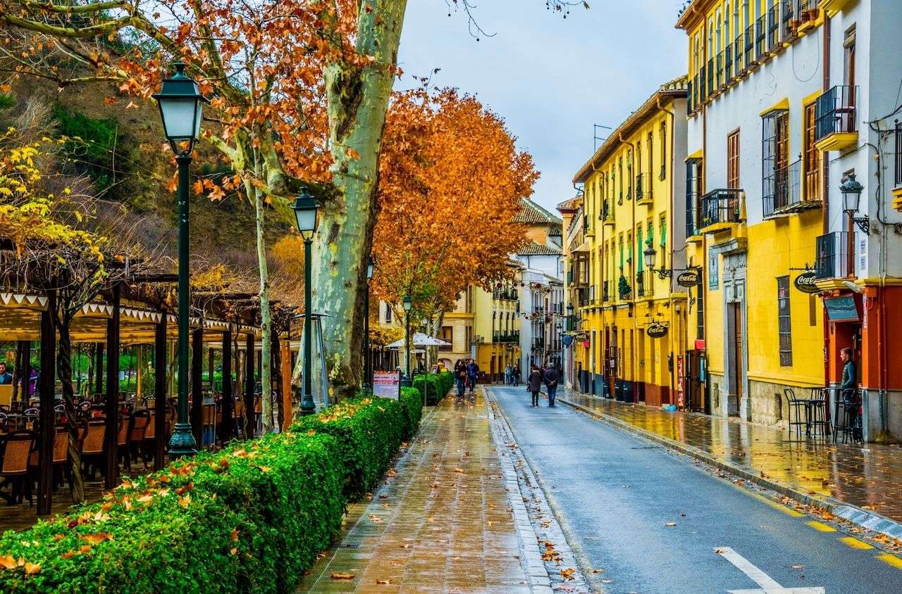 Granada stad i Spanien Pussel online