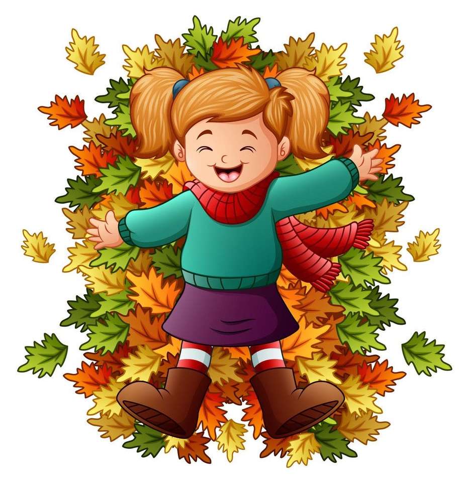 Podzimní listí online puzzle