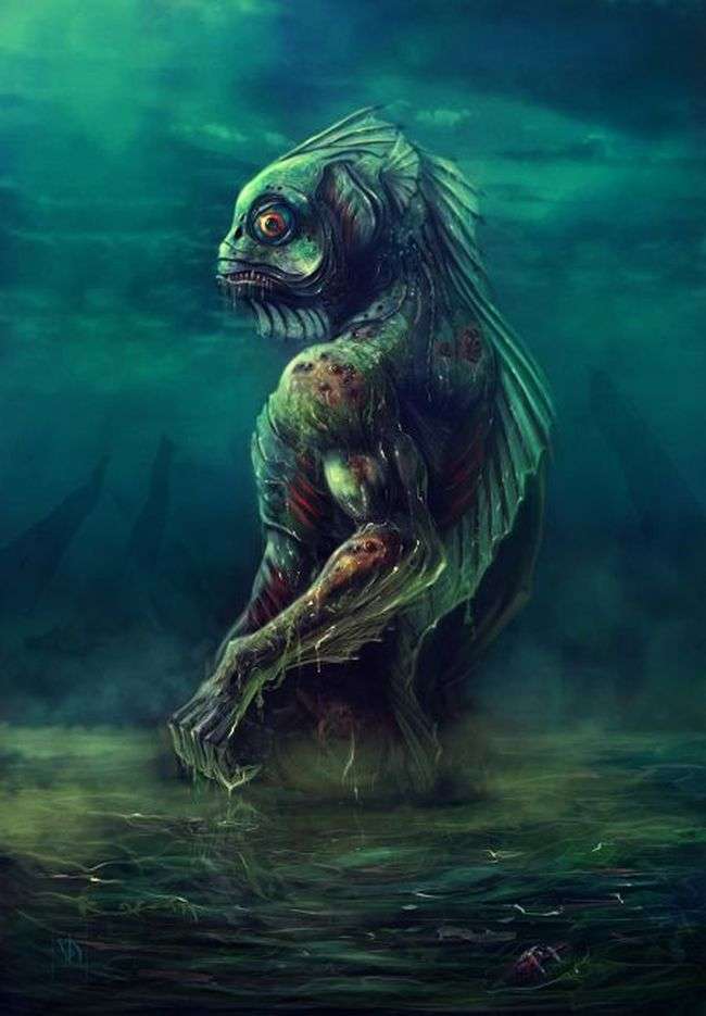 水の怪物 ジグソーパズルオンライン
