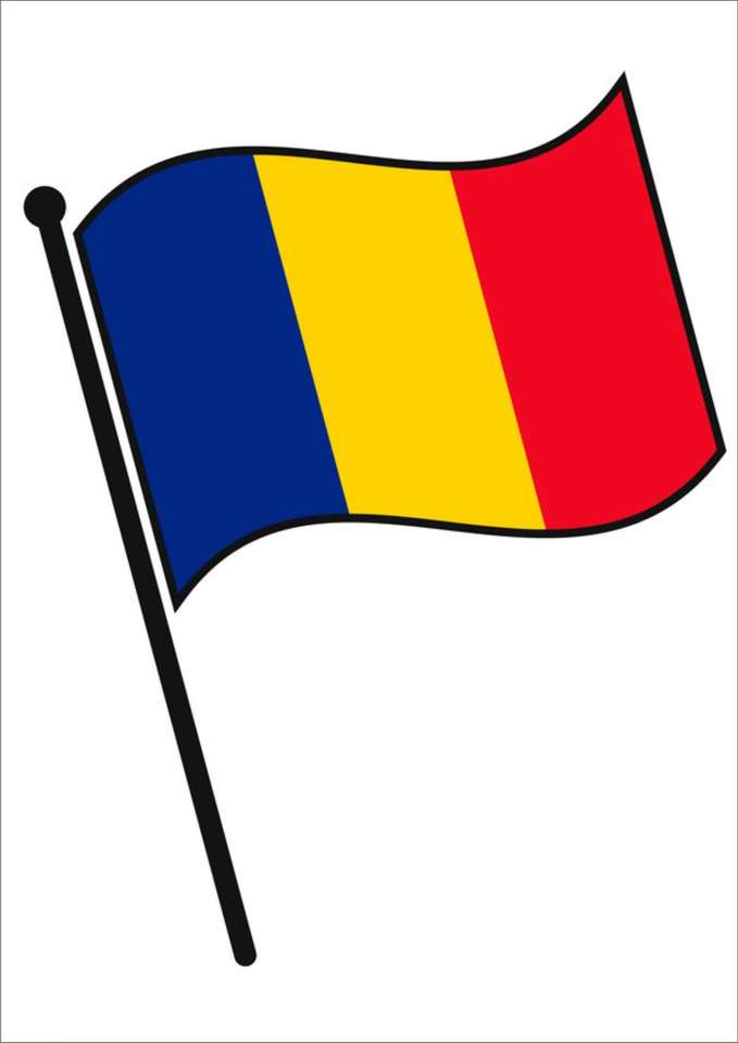 Rumänsk flagga Pussel online