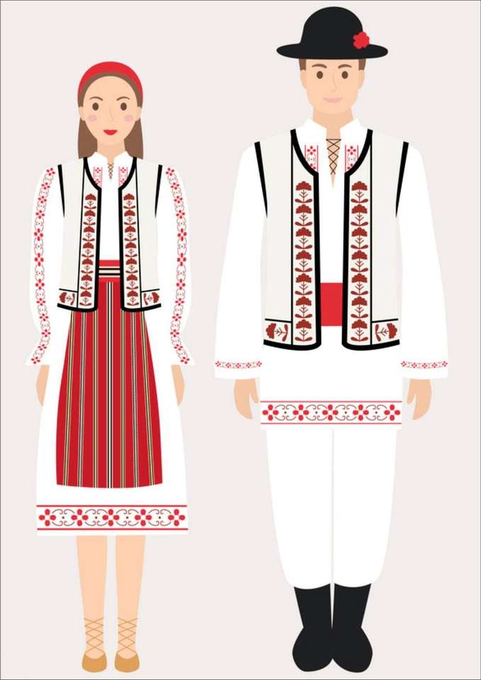 Traditionele klederdracht legpuzzel online