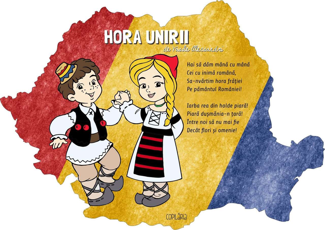 Feliz aniversário, Romênia! puzzle online