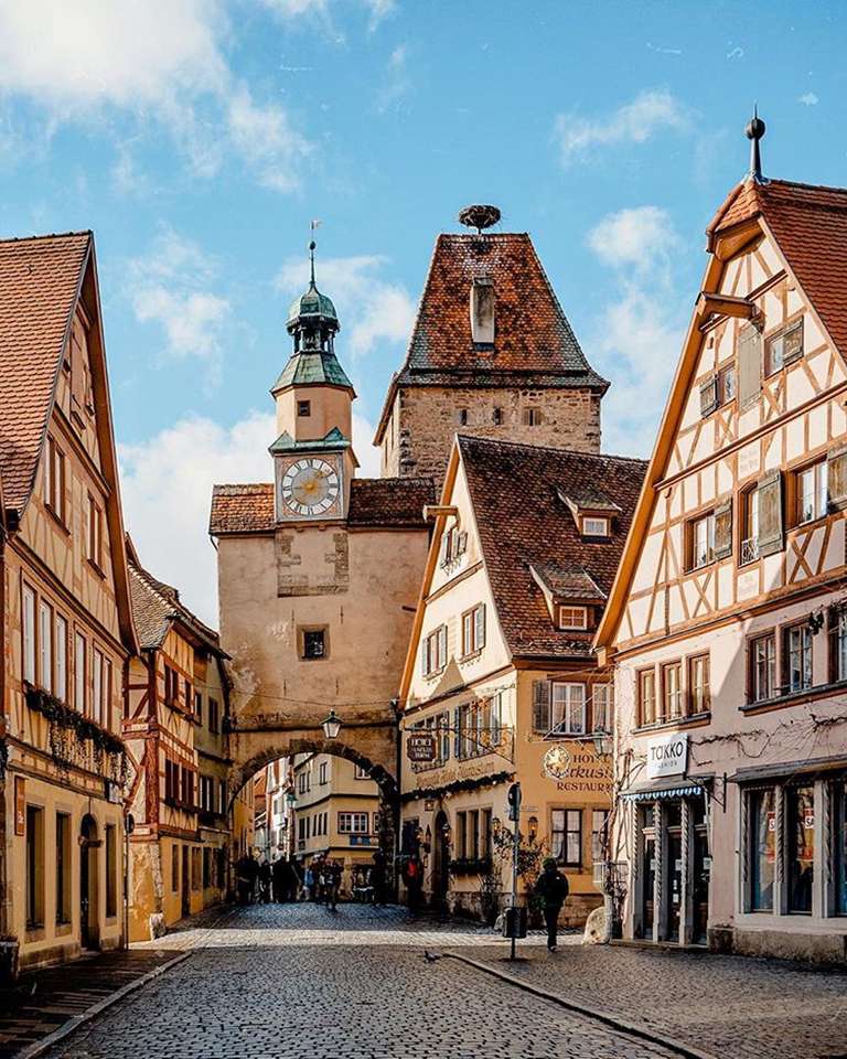Rothenburg ob der Tauber - NĚMECKO skládačky online