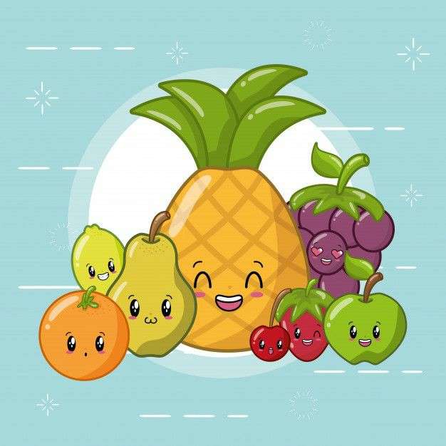 boldog gyümölcsök kirakós online
