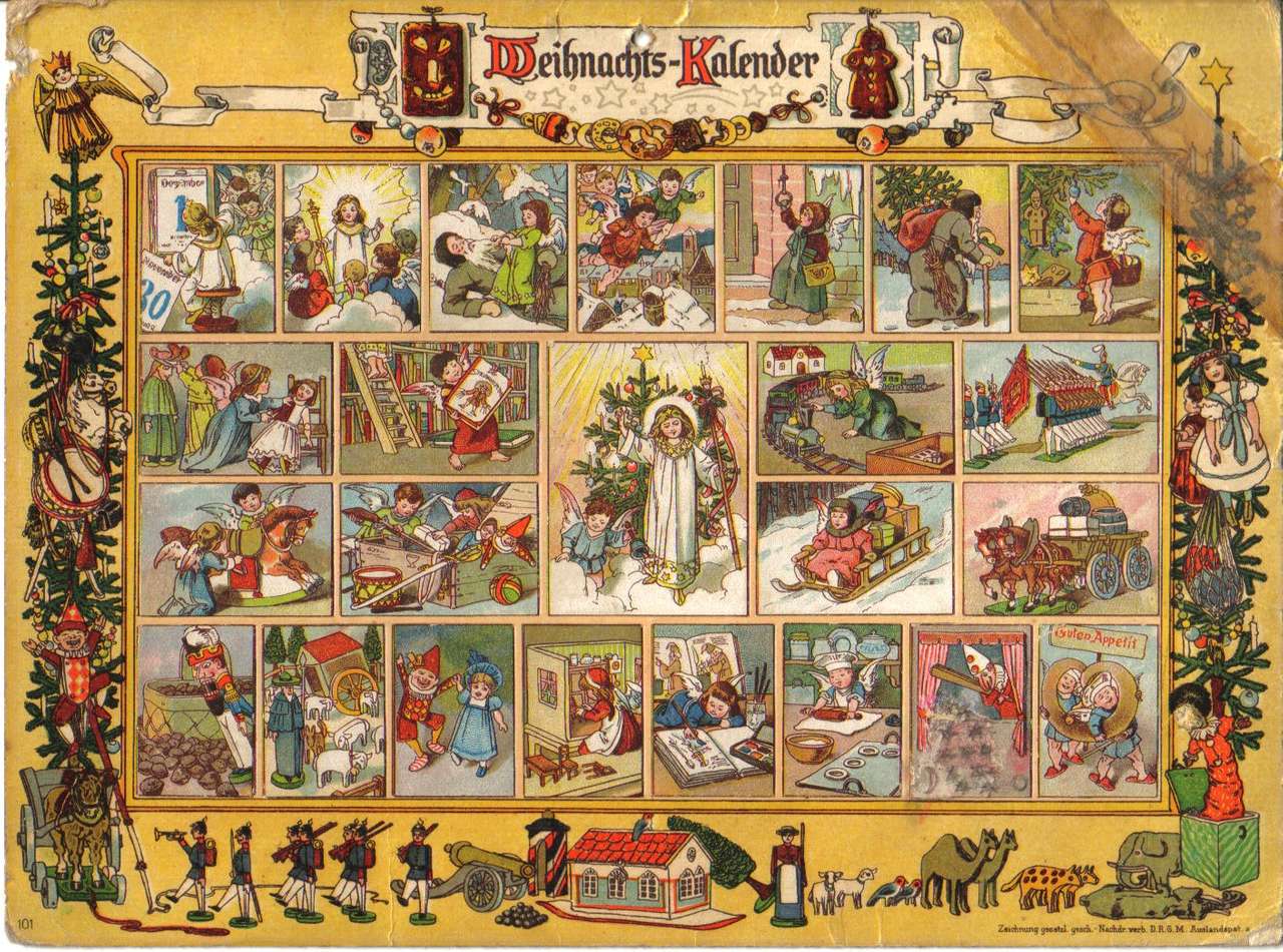 Advent calendar jigsaw puzzle online