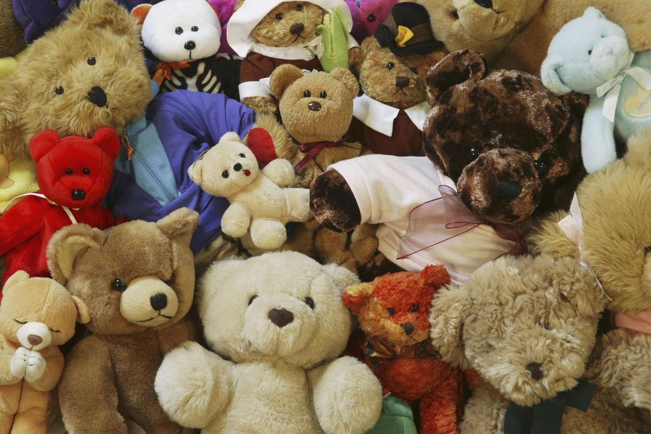 Viele Teddybären Online-Puzzle
