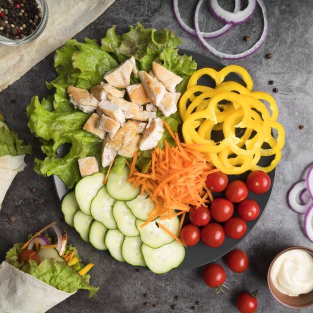 кебап със зеленчуци онлайн пъзел