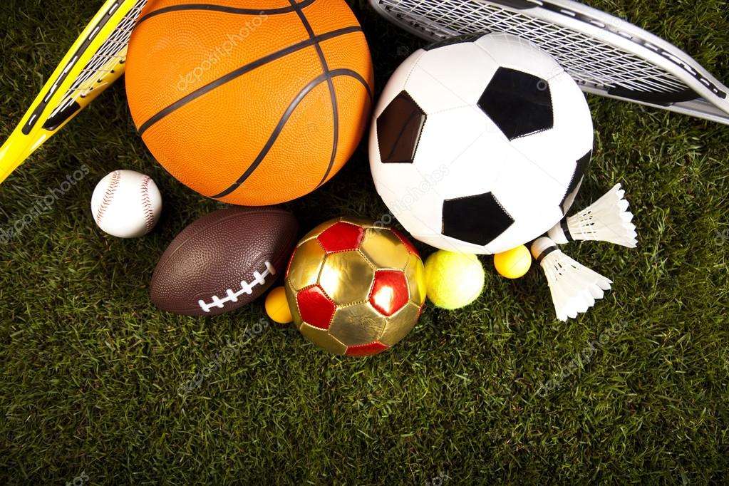 sportovní míče skládačky online