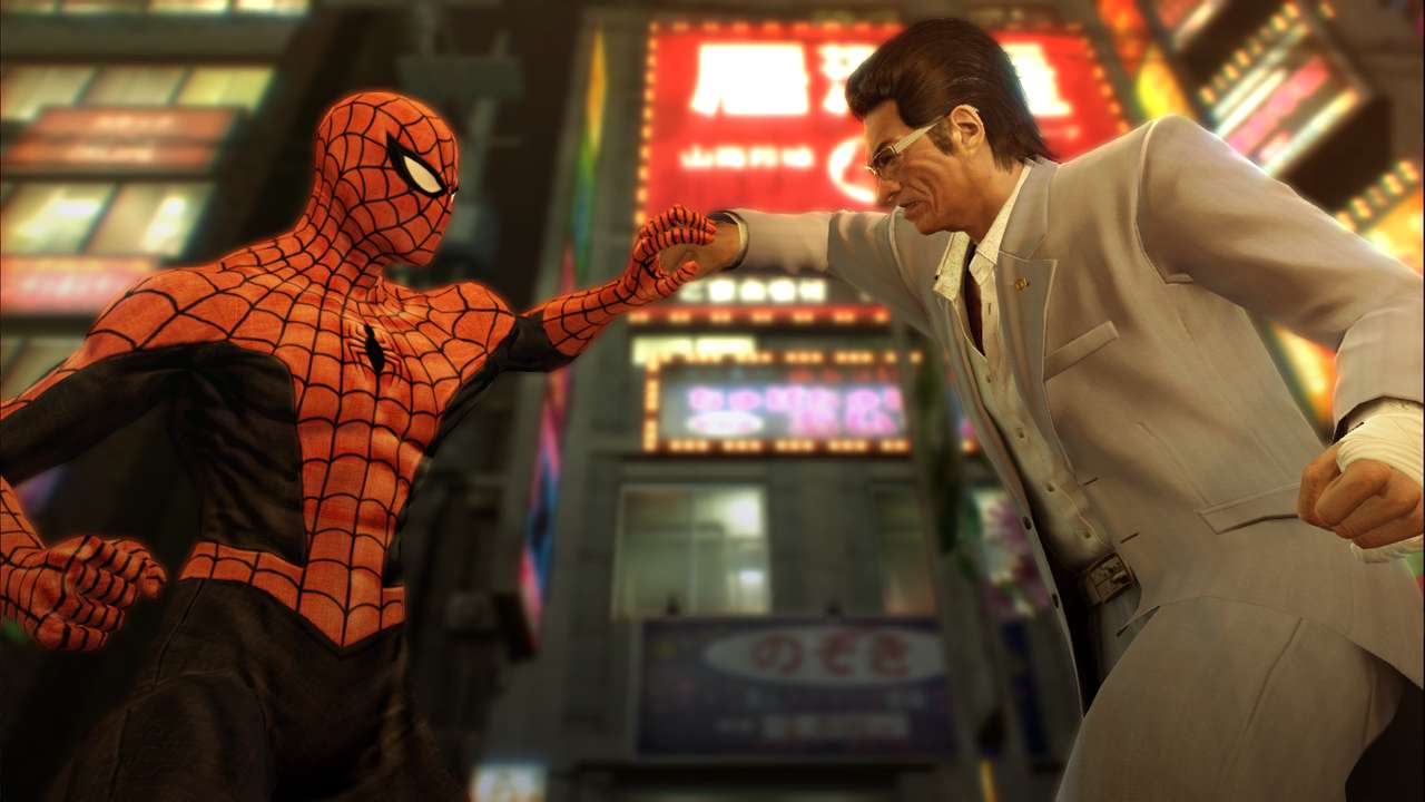 Yakuza Spiderman παζλ online