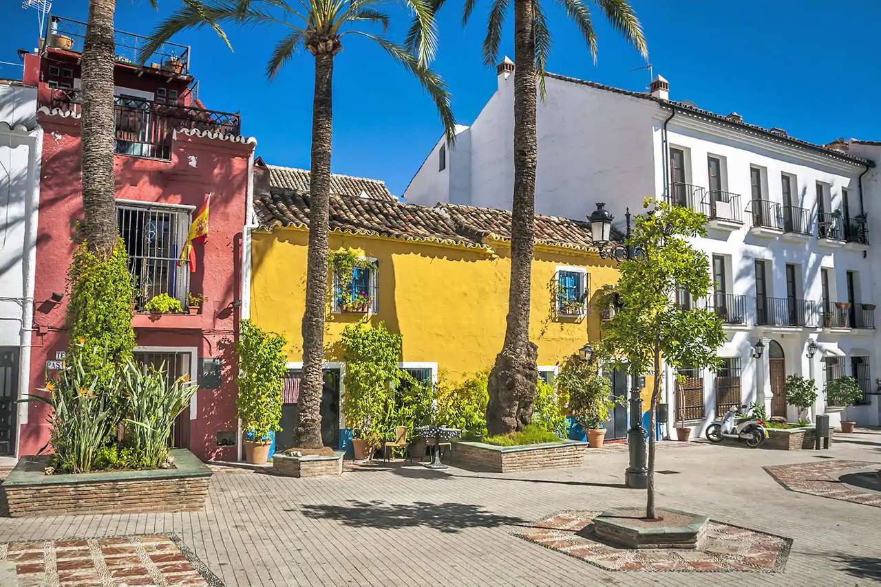 Cidade de Marbella no sul da Espanha puzzle online