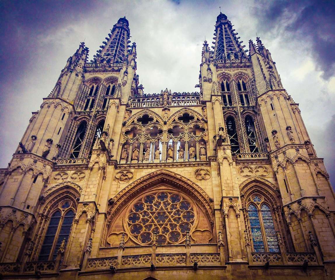 Katedrála v Burgosu ve Španělsku online puzzle