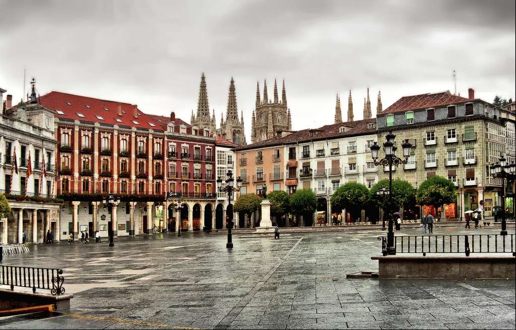 Burgos Stadt in Spanien Puzzlespiel online