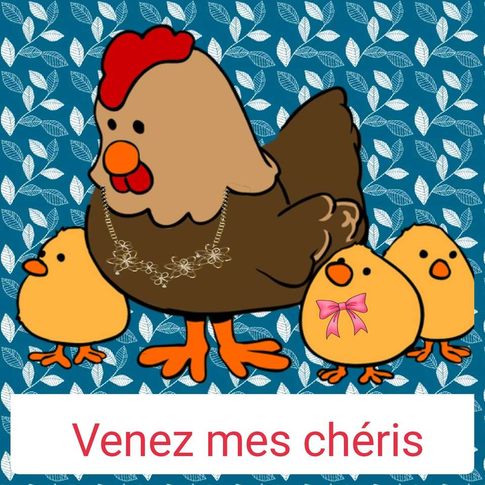 Gallina madre puzzle online