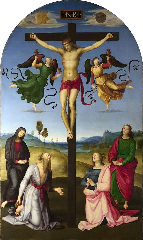 Crucifixion (Raphael painting) jigsaw puzzle online