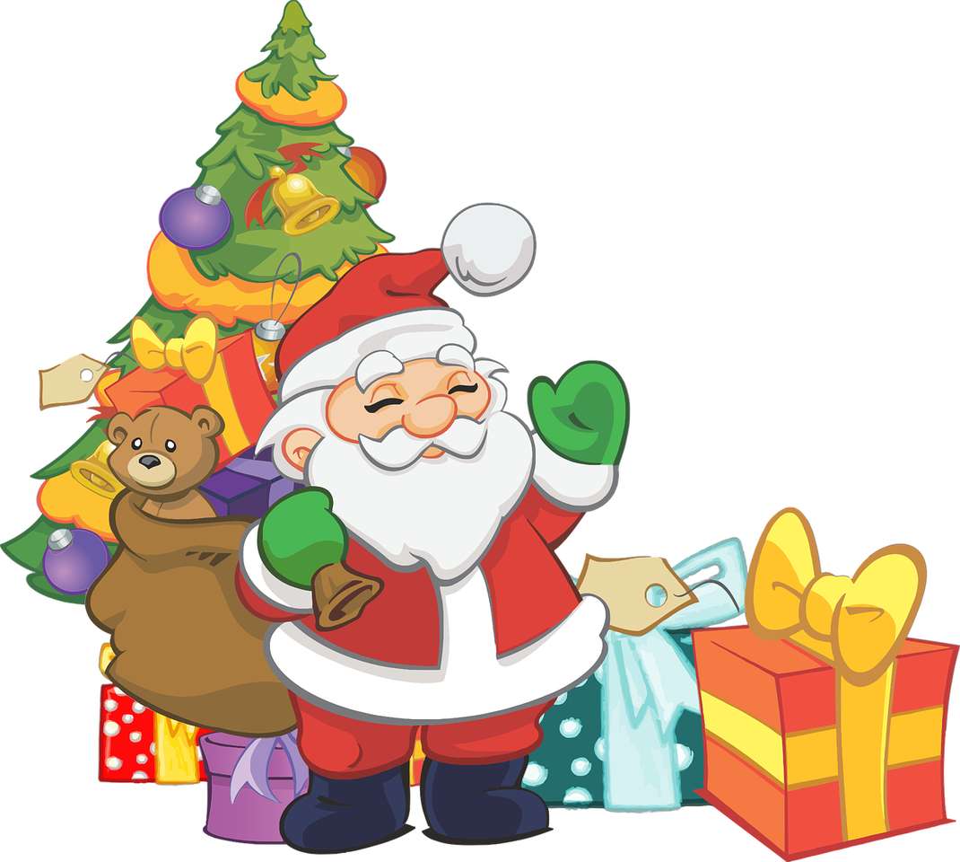 Happy Santa Claus online puzzle