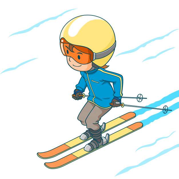 Skiën legpuzzel online