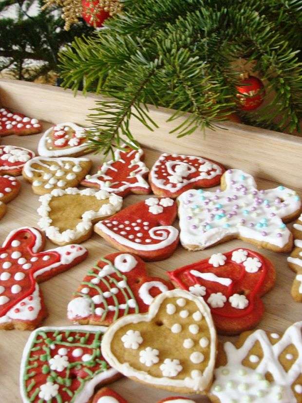 Коледни бисквитки онлайн пъзел