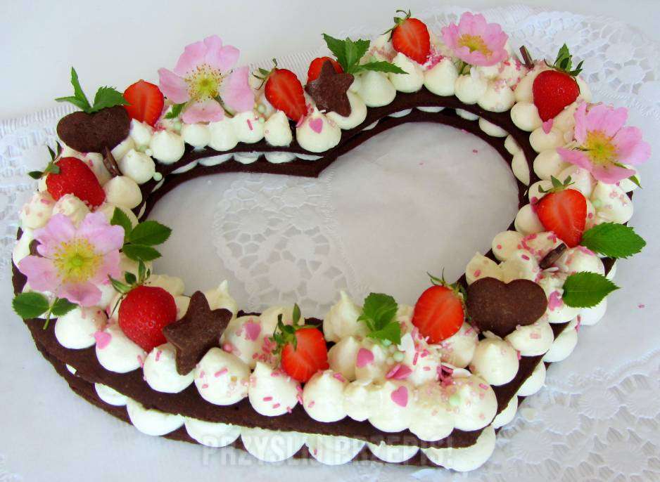 srdce dort skládačky online