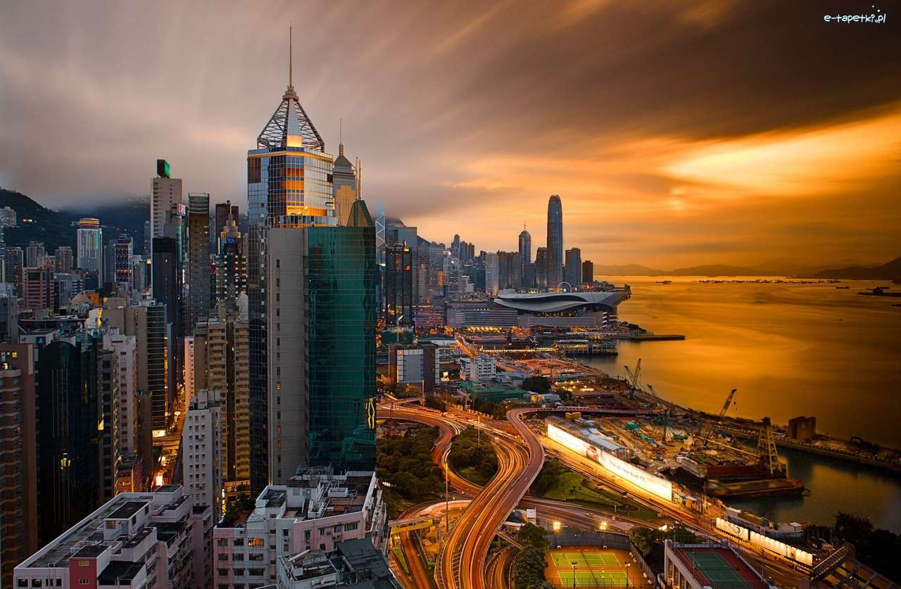 Wolkenkratzer in Hongkong Puzzlespiel online