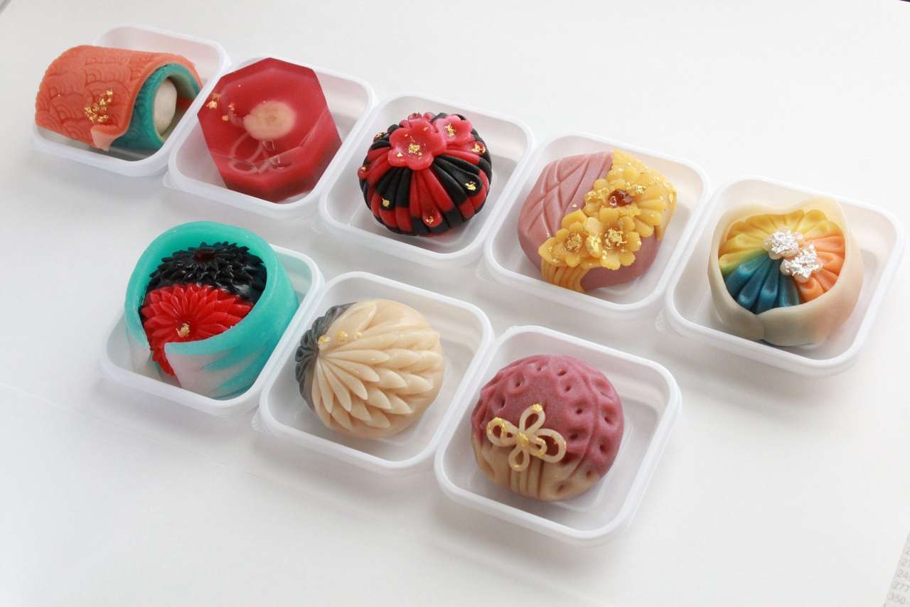 Japanische Süßigkeiten Online-Puzzle