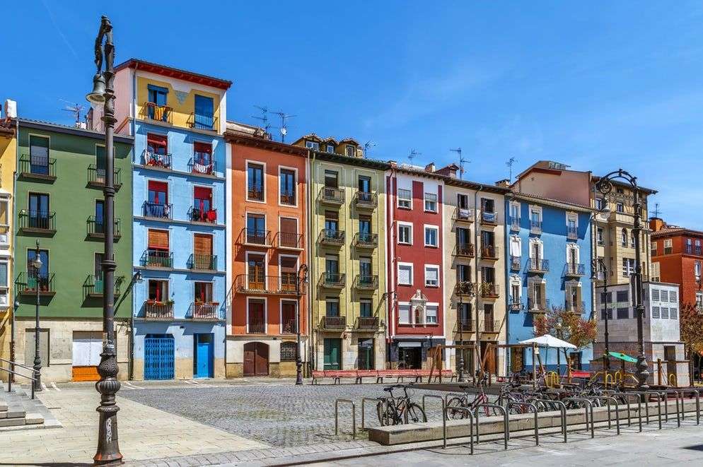 Pamplona Stadt in Spanien Puzzlespiel online