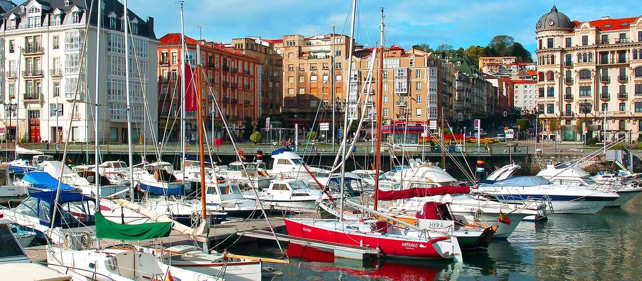 Santander stad in Spanje online puzzel