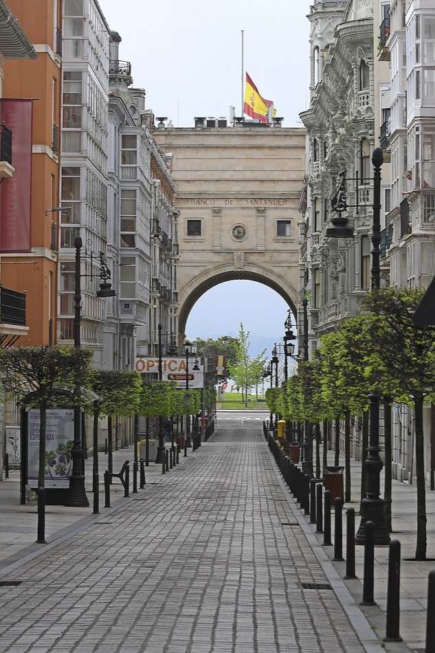 Santander stad i Spanien pussel på nätet