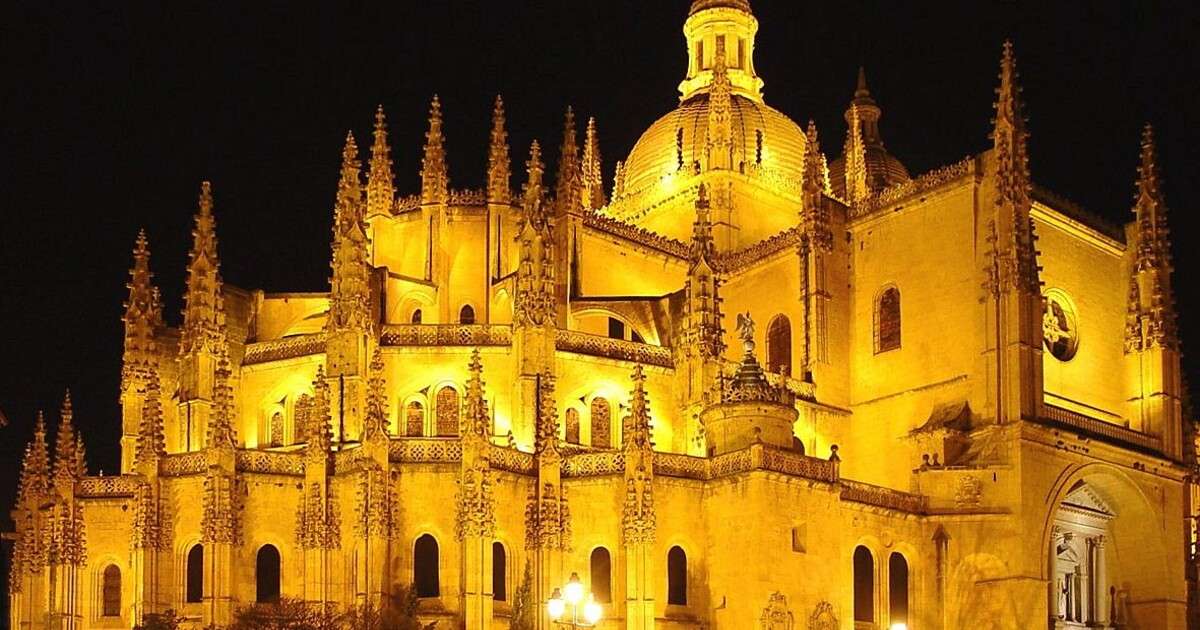 Segovia stad i Spanien pussel på nätet