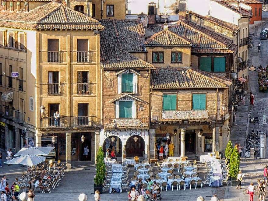Segovia város Spanyolországban kirakós online