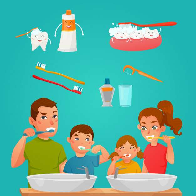 Îngrijirea dinților пазл онлайн