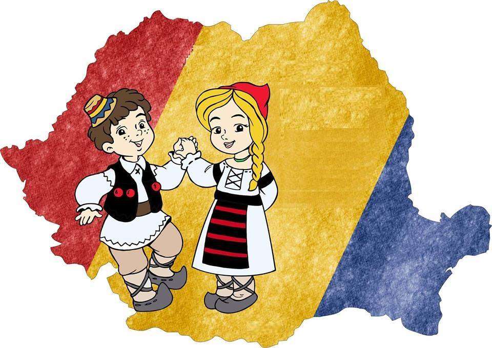 Grattis på födelsedagen Rumänien pussel på nätet