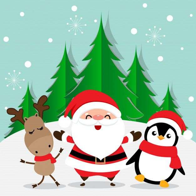 vrolijk kerstfeest legpuzzel online