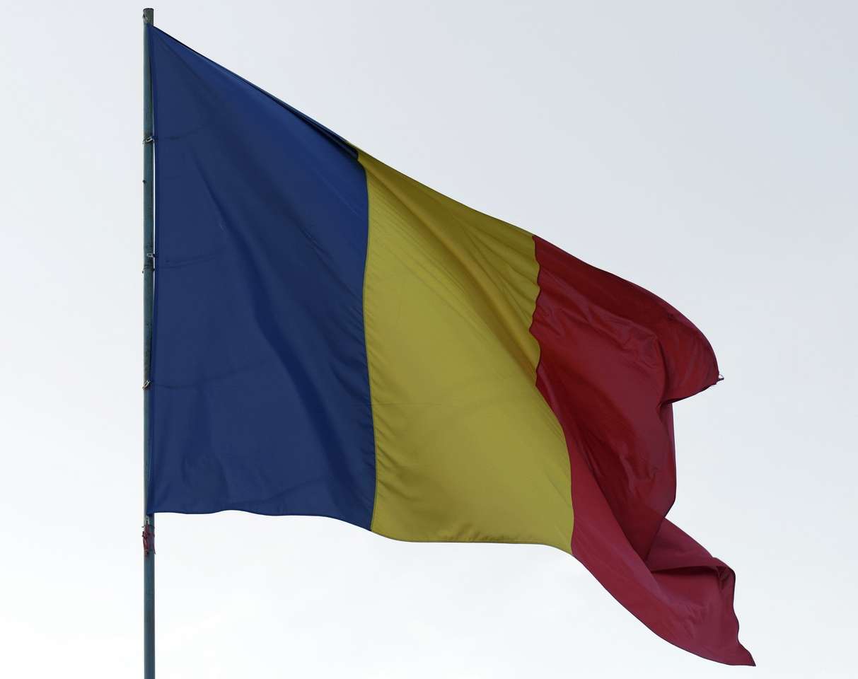 Drapelul României пазл онлайн