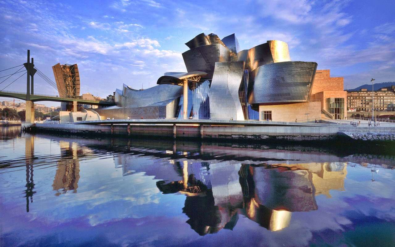 Bilbao Guggenheim Museum pussel på nätet