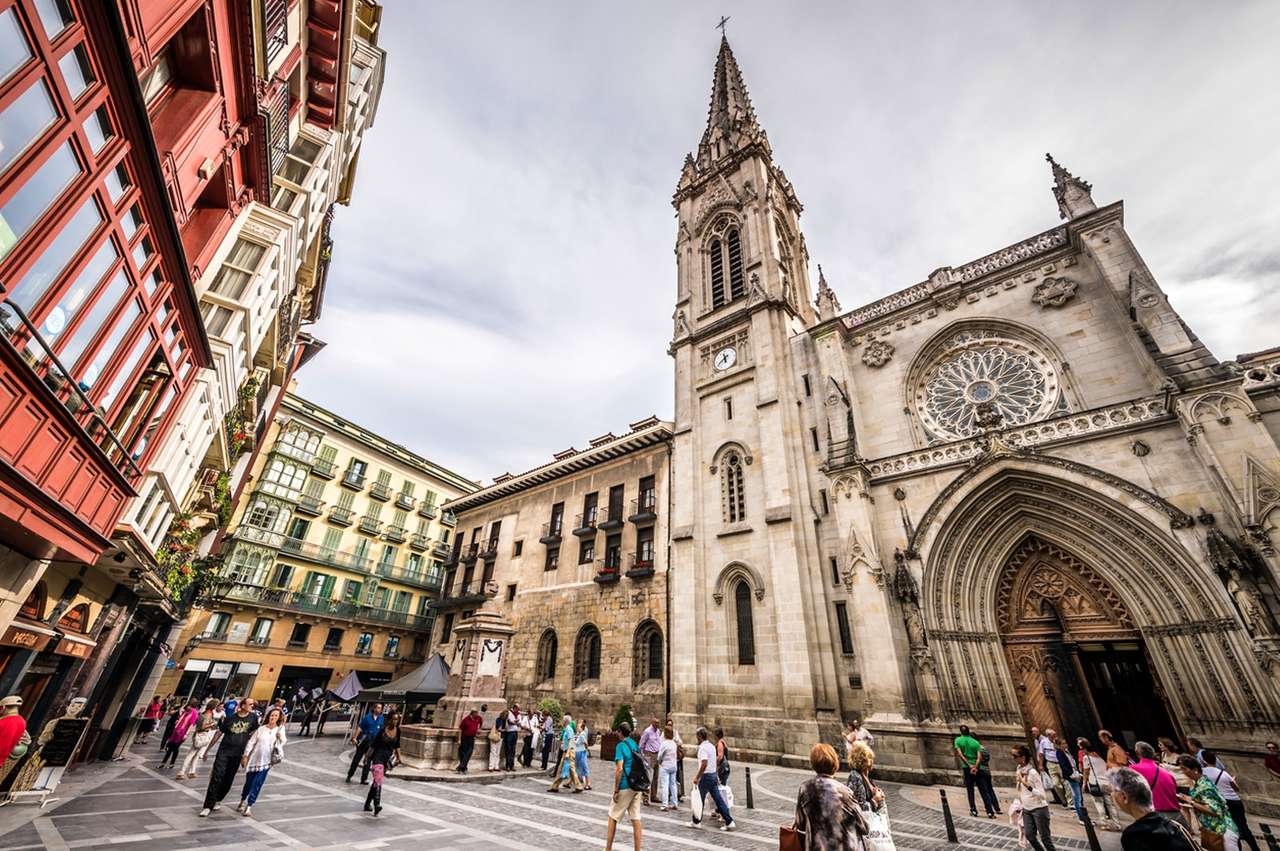 Город Бильбао в Испании онлайн-пазл