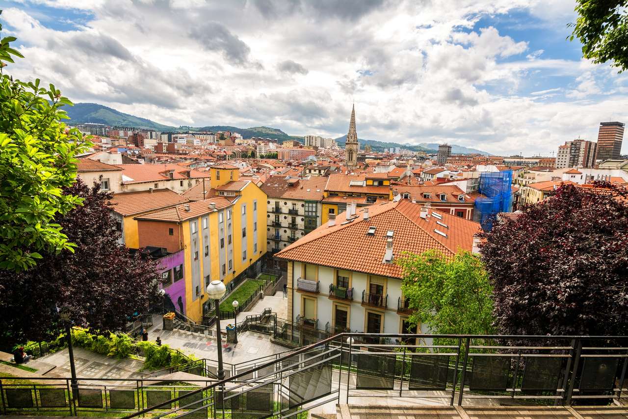 Bilbao Stadt in Spanien Online-Puzzle