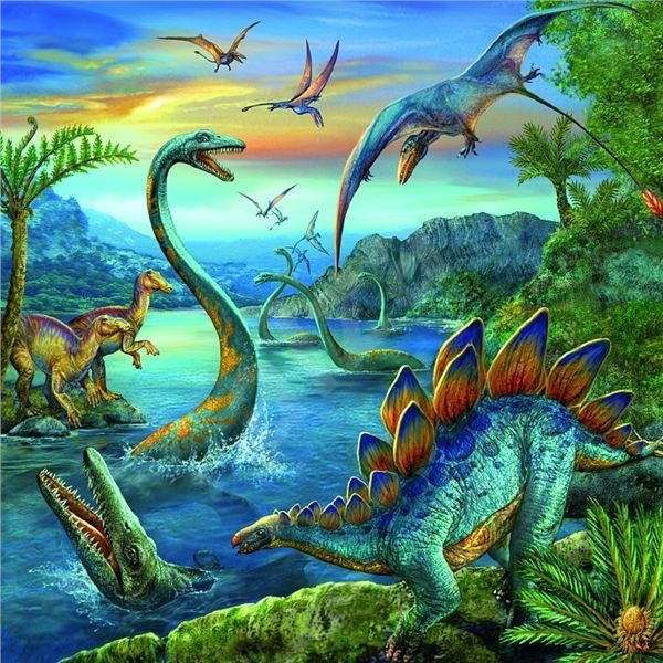 Dinosauri puzzle online