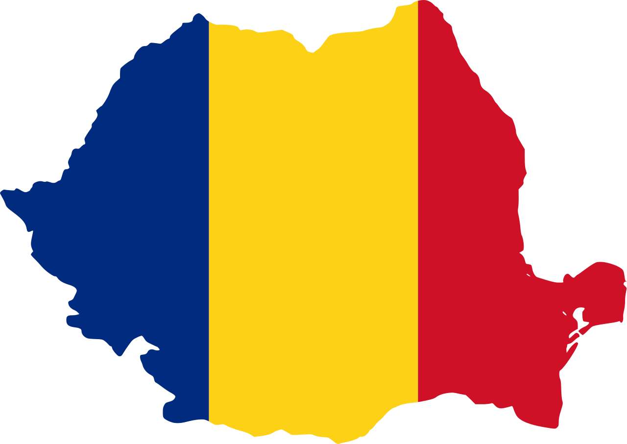 Harta României pussel på nätet