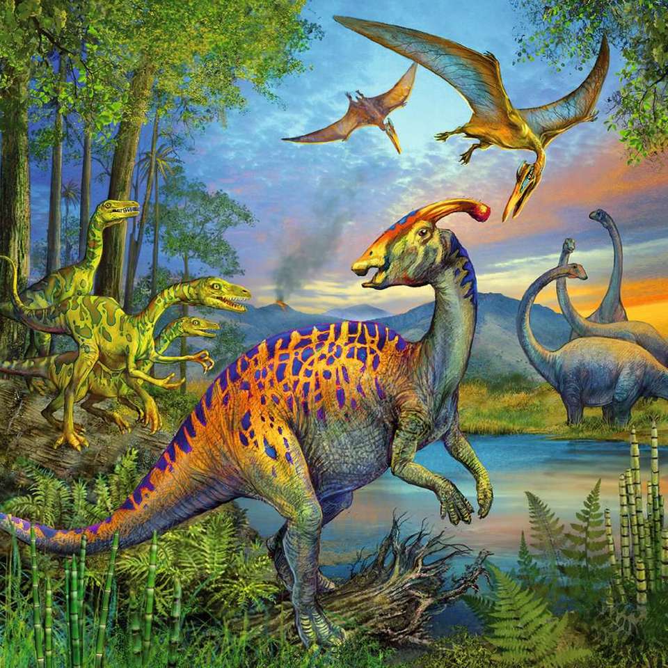 Dinoszauruszok online puzzle