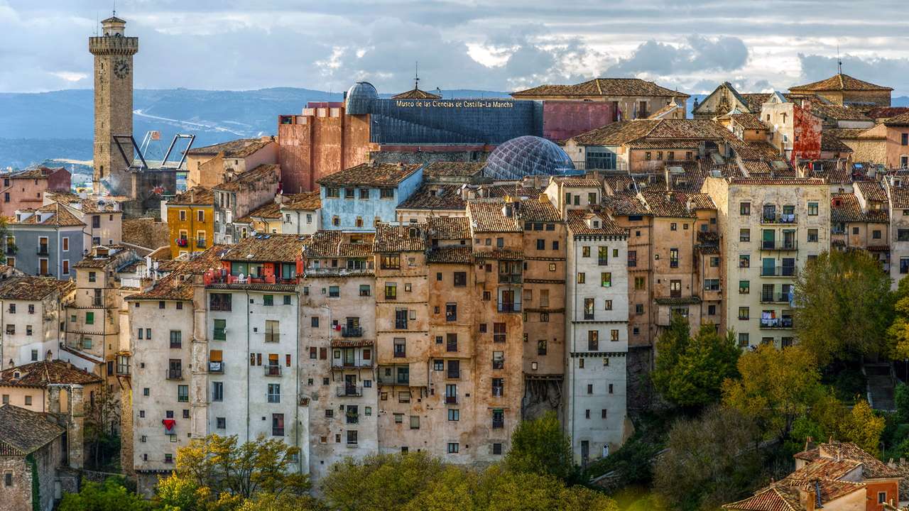 Cuenca Stadt in Spanien Puzzlespiel online