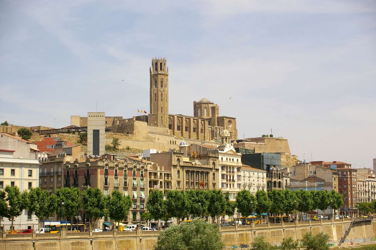 Lleida stad in Spanje online puzzel