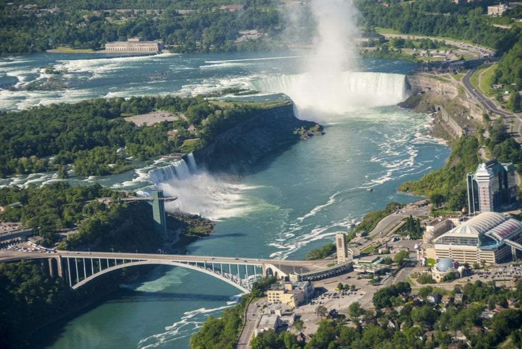 Niagarafallen pussel på nätet