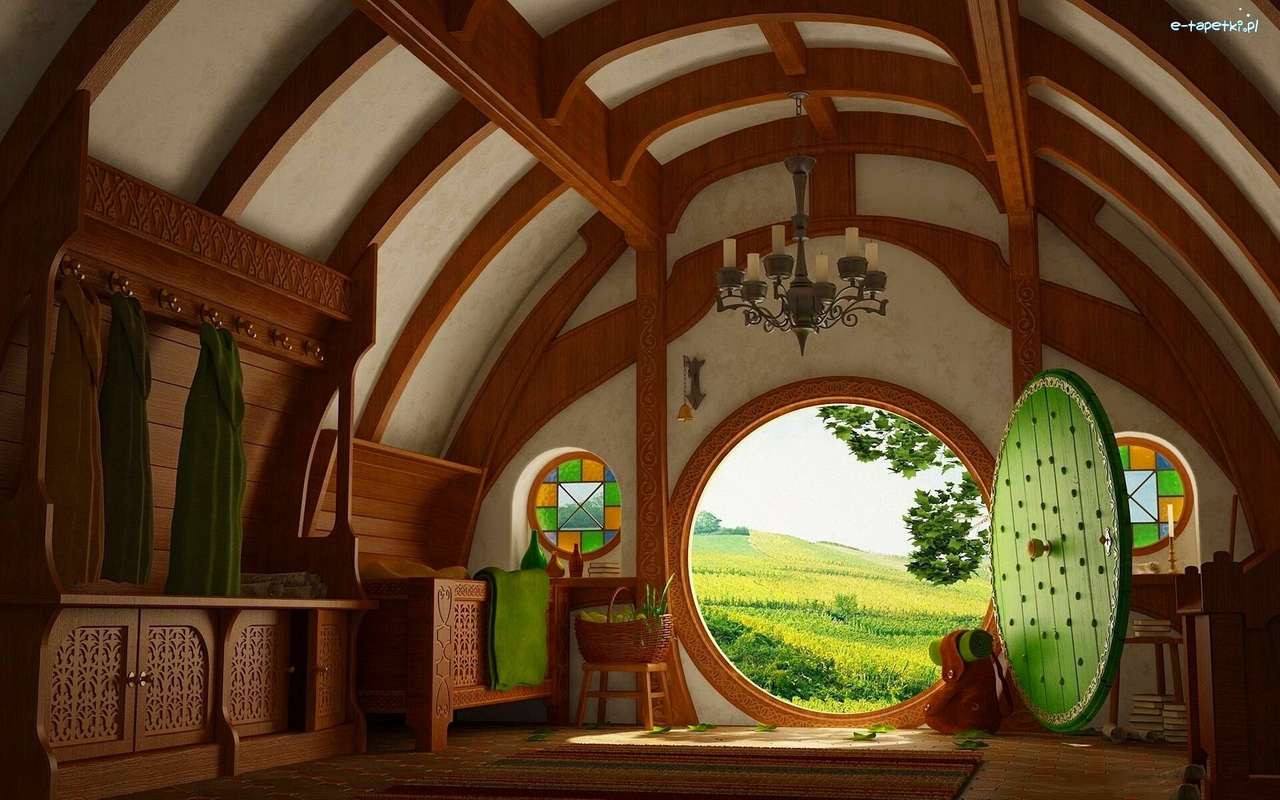 otthon- belső, hobbit online puzzle