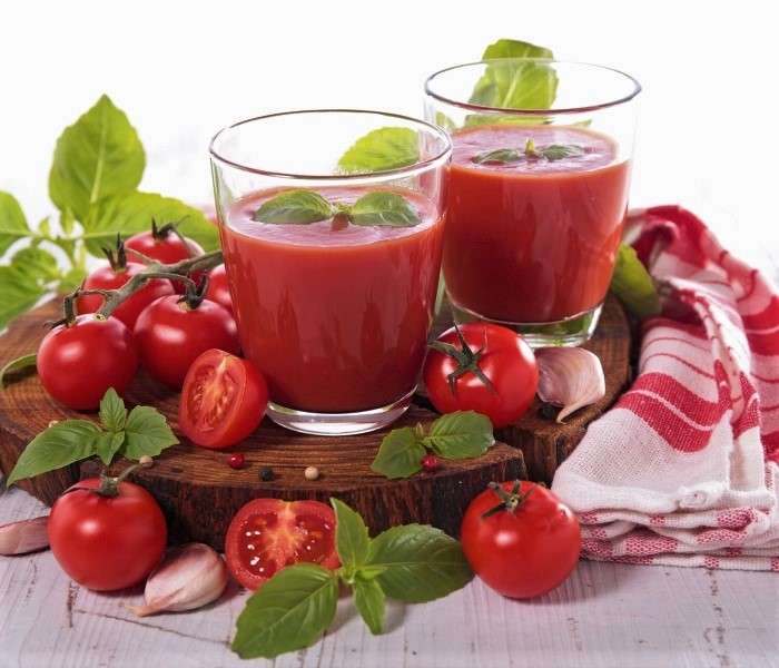 Tomater Och Juice pussel på nätet