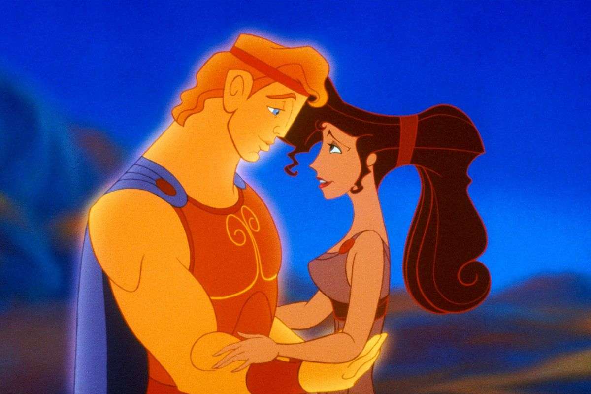 Disneys animerade Hercules får liv Pussel online
