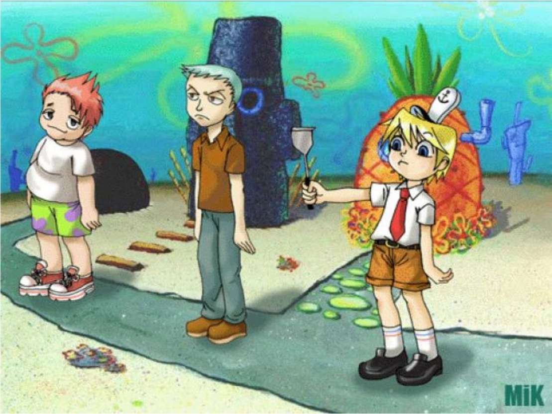Anime Spongebob online παζλ