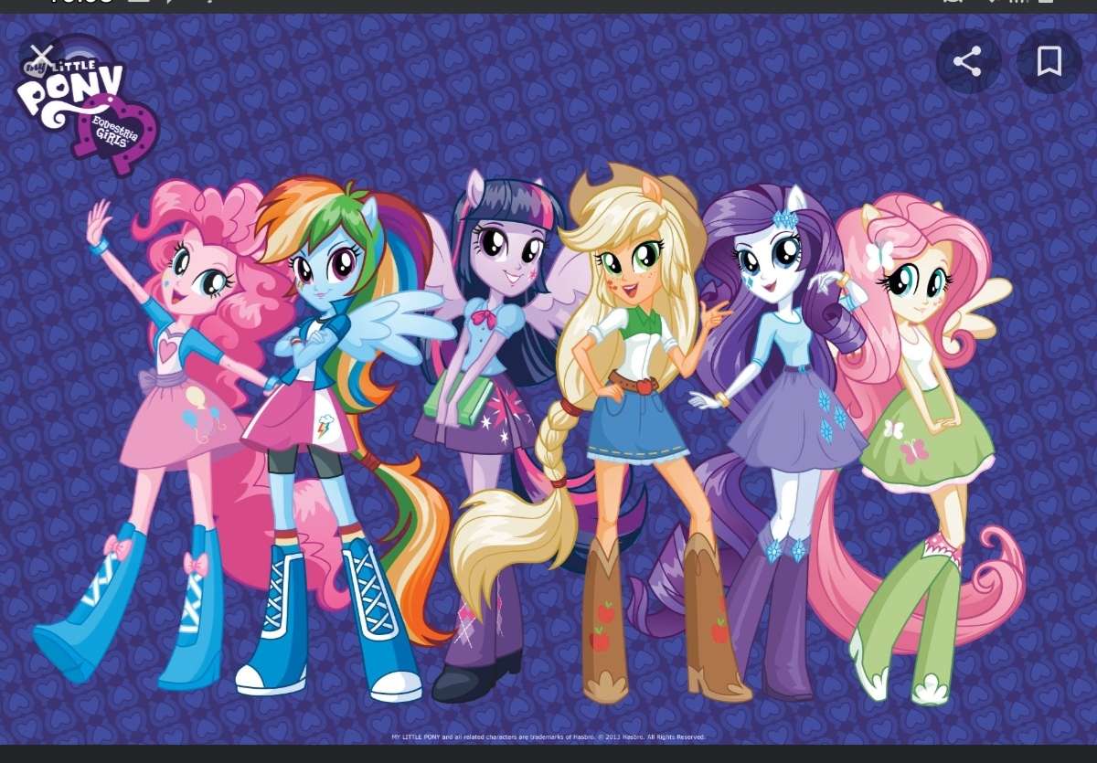 Meine kleinen Pony Equestria Girls Puzzlespiel online